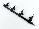 2018 Mercury 115 HP 4 Stroke Outboard Fuel Injector Set W/ Rail 8M6002428 OEM