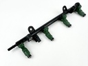 2015 Yamaha 150 HP 4 Stroke Outboard Fuel Injector Set W/ Rail 63P-13761-01-00 OEM