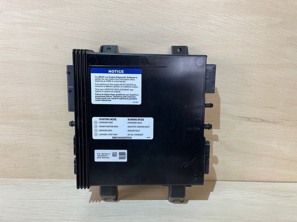 Evinrude Etec G2 200HP Outboard Engine 0587334 EMM Computer Assembly