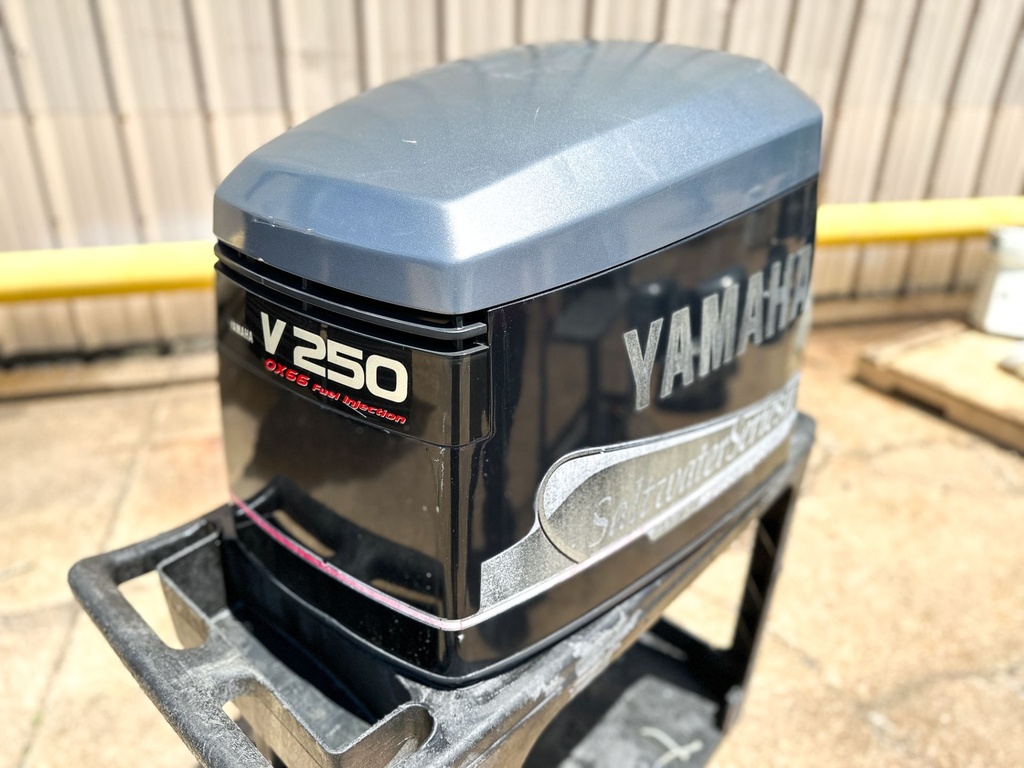 1999 Yamaha 250 HP 2 Stroke Outboard Top Cowling 65L-42610-V0-4D OEM