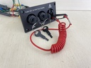 Evinrude Johnson BRP Dual Ignition Key Switch Setup 0176410 - Looks New