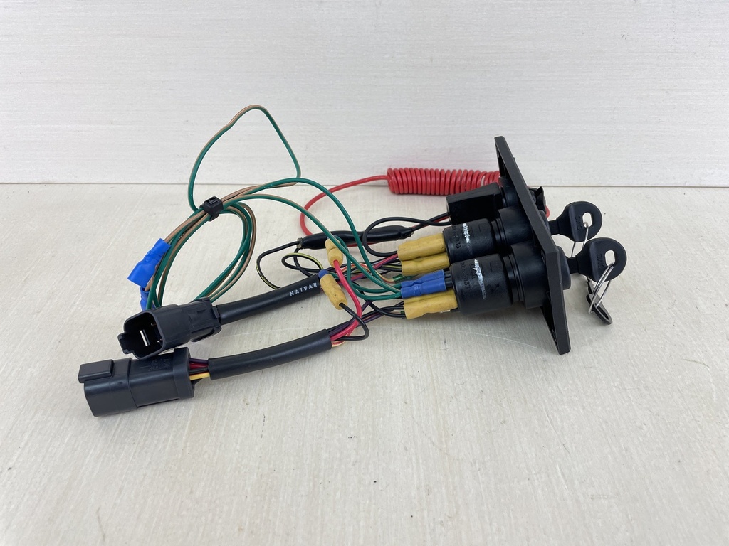 Evinrude Johnson BRP Dual Ignition Key Switch Setup 0176410 - Looks New