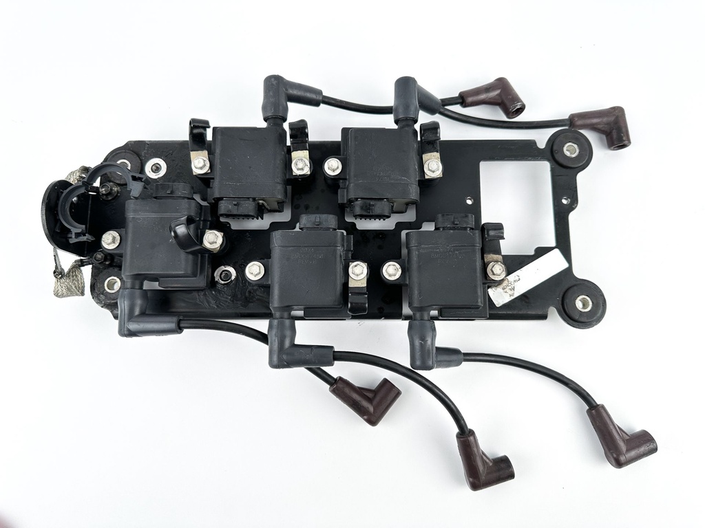 2014 Mercury 250 HP 2 Stroke Outboard Ignition Coil Set W/ Plate 879984A1 OEM