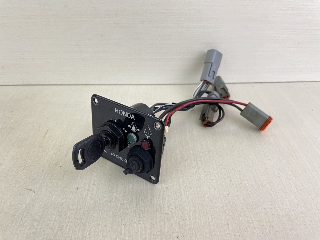 Honda Outboard Single Engine Key Ignition Switch Assembly With Panel