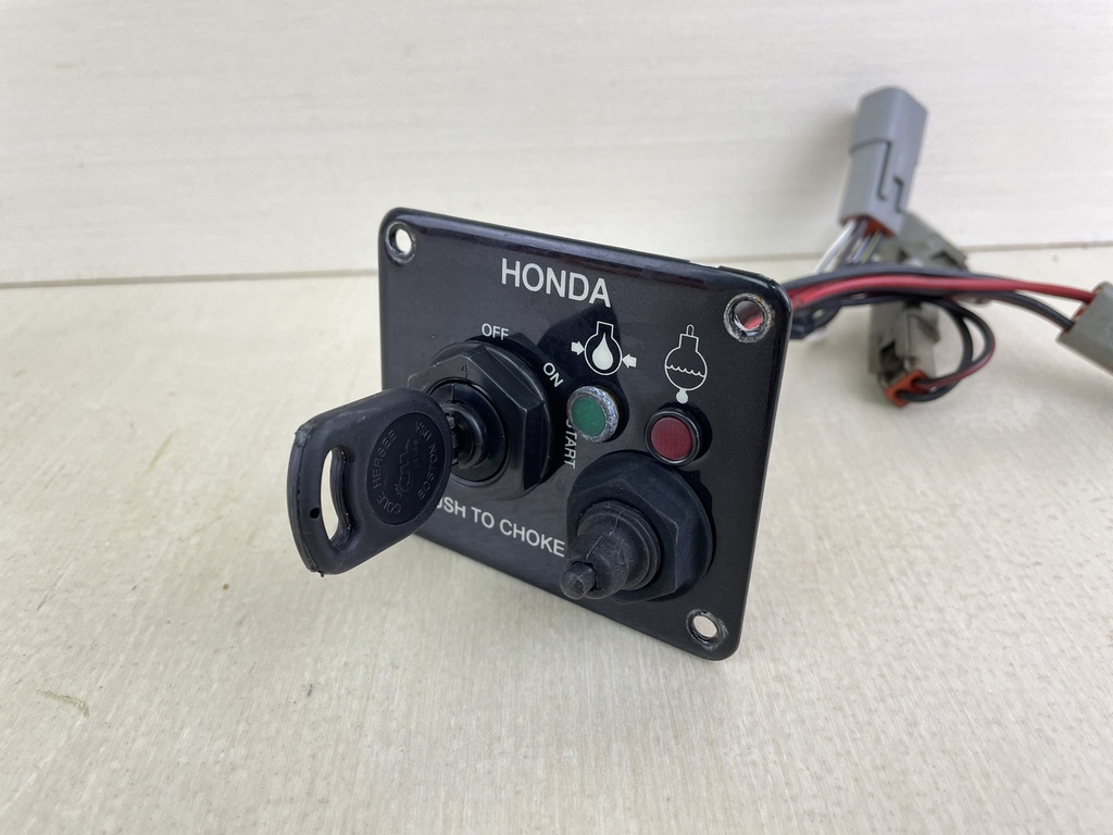 Honda Outboard Single Engine Key Ignition Switch Assembly With Panel