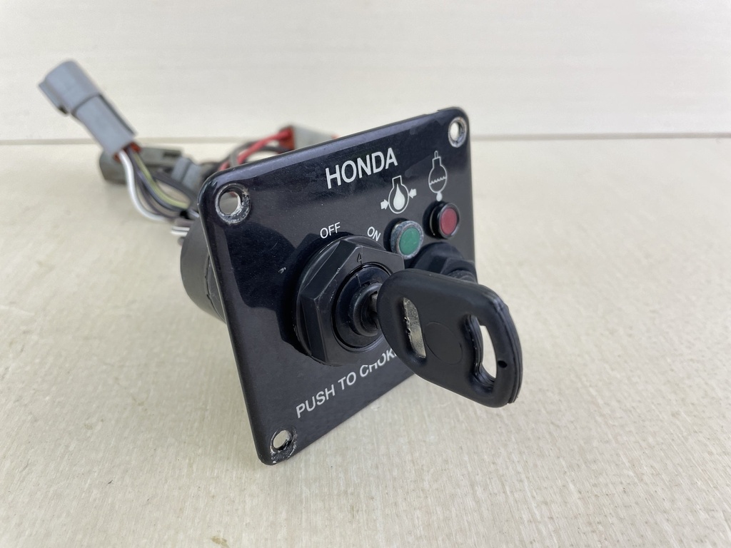 Honda Outboard Single Engine Key Ignition Switch Assembly With Panel