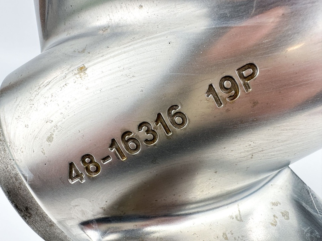 Mercury Vengeance Stainless Steel Propeller Prop 14" x 19P 3 Blade RH