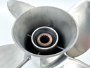 Solas Stainless Steel 4 Blade Propeller Prop 14 1/4" X 17P Right Hand