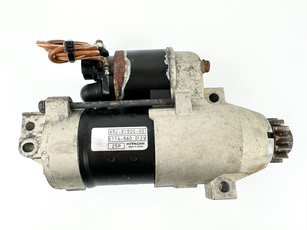2004 Yamaha 225 HP 4 Stroke Outboard Starter Motor 69J-81800-00-00 OEM