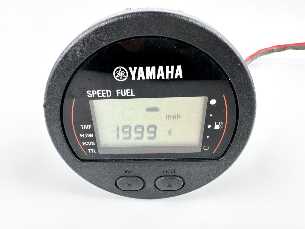 Yamaha Outboard Command Link Round Fuel Speed Speedometer Gauge