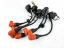 2001 Yamaha 150 HP 2 Stroke Outboard Ignition Coil Set 6R3-85570-01-00 OEM