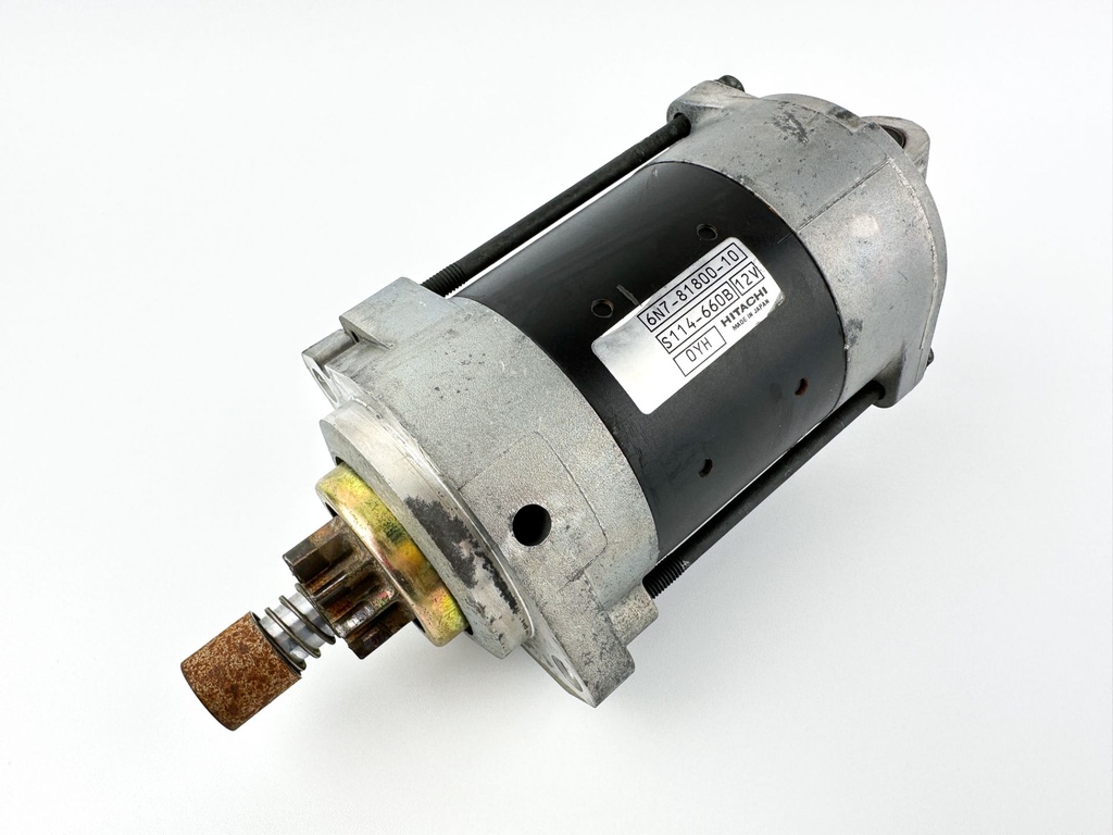 2001 Yamaha 150 HP 2 Stroke Outboard Starter Motor 6N7-81800-10-00 OEM