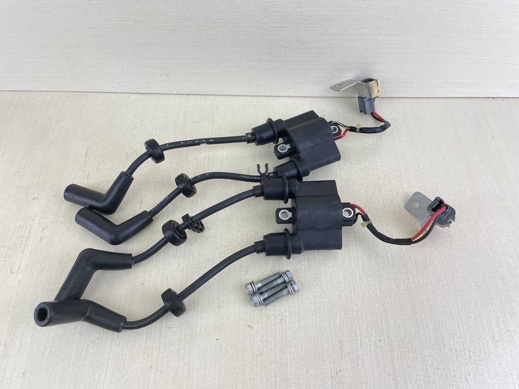 2006 Yamaha 60HP 4 Stroke Outboard Ignition Coil Set With Wires 63P-82310-01-00
