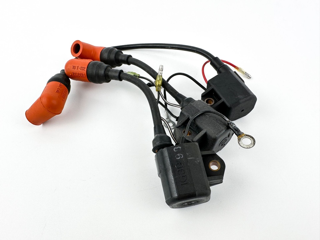 2001 Yamaha 90 HP 2 Stroke Outboard Ignition Coil Set 697-85570-00-00 OEM