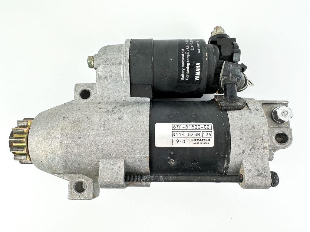 2000 Yamaha 100 HP 4 Stroke Outboard Starter Motor 67F-81800-01-00 Used