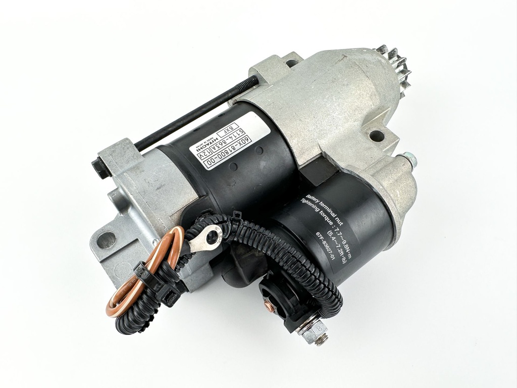2009 Yamaha 225 HP 2 Stroke Outboard Starter Motor 60X-81800-00-00 OEM