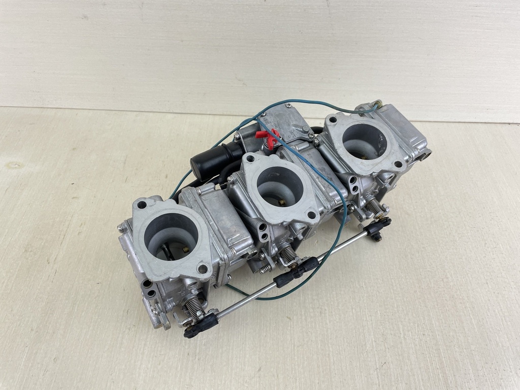 2004 Yamaha 60HP 2 Stroke Outboard Carburetor Set Top Bottom Middle - Just Serviced