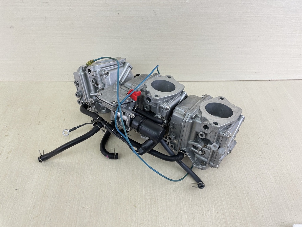 2004 Yamaha 60HP 2 Stroke Outboard Carburetor Set Top Bottom Middle - Just Serviced