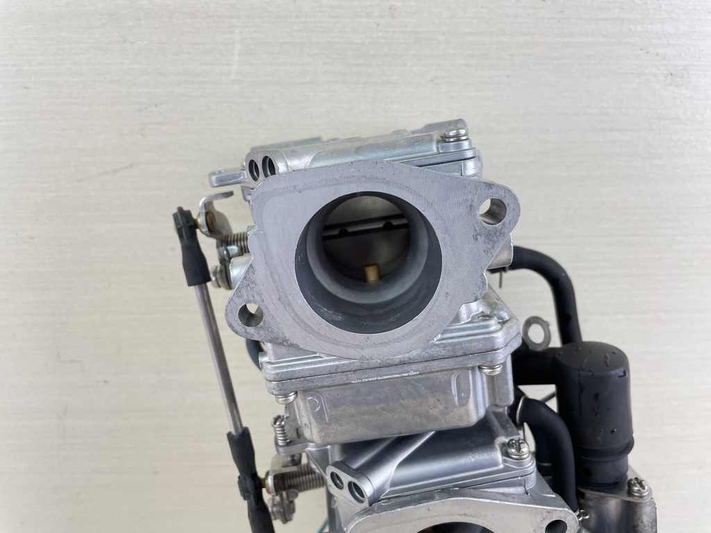 2008 Yamaha 70HP 2 Stroke Outboard Carburetor Set Bottom Top Middle 1 2 3 