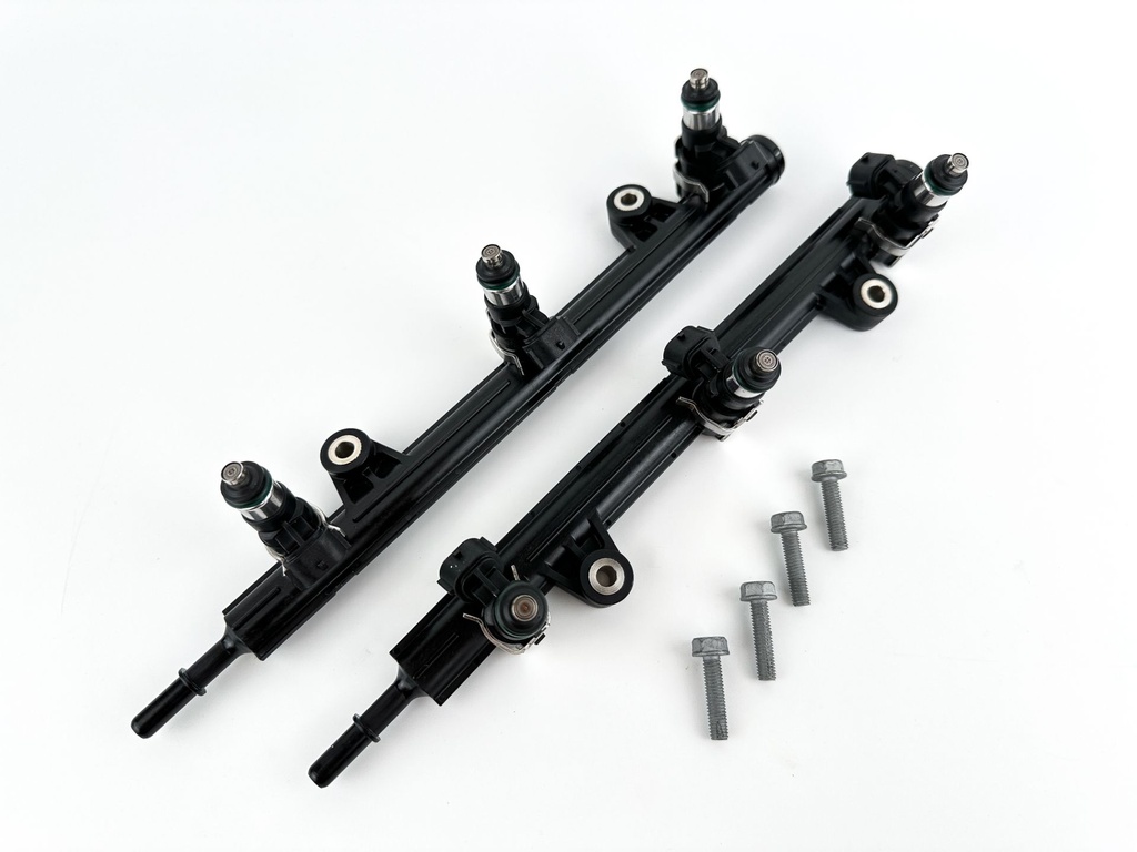 2012 Yamaha 250 HP 4 Stroke Outboard Fuel Injector Set W/ Rail 6AW-13761-00-00 OEM