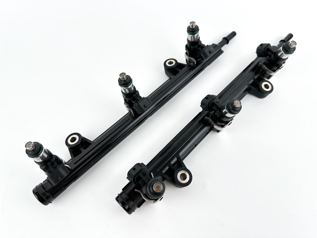 2012 Yamaha 250 HP 4 Stroke Outboard Fuel Injector Set W/ Rail 6AW-13761-00-00 OEM