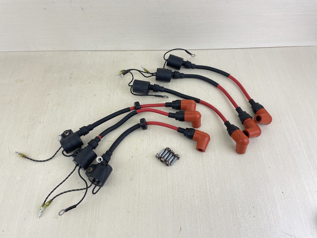 2002 Yamaha 200HP 2 Stroke Outboard Ignition Coil Assembly Set 61A-85570-00-00