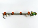 2007 Yamaha 115 HP 4 Stroke Outboard Fuel Injector Set W/ Rail 68V-8A360-00-00 OEM