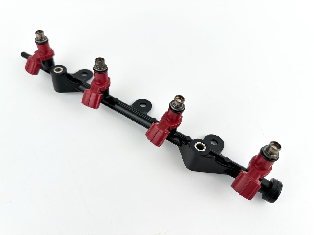 2006 Yamaha 90 HP 4 Stroke Outboard Fuel Injector Set W/ Rail 6D8-13761-00-00 OEM