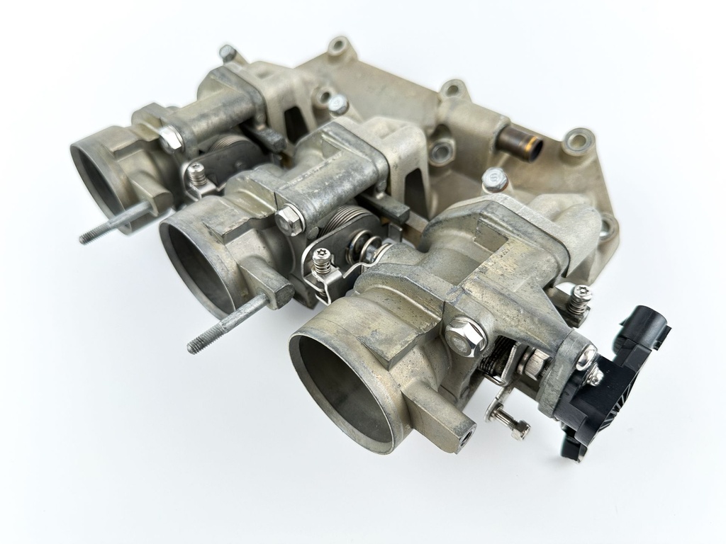 2002 Yamaha 200 HP 4 Stroke Outboard Intake Manifold & Throttle Body 60L-13750-00-00 OEM