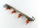 2002 Yamaha 115 HP 4 Stroke Outboard Fuel Injector Set W/ Rail 68V-8A360-00-00 OEM
