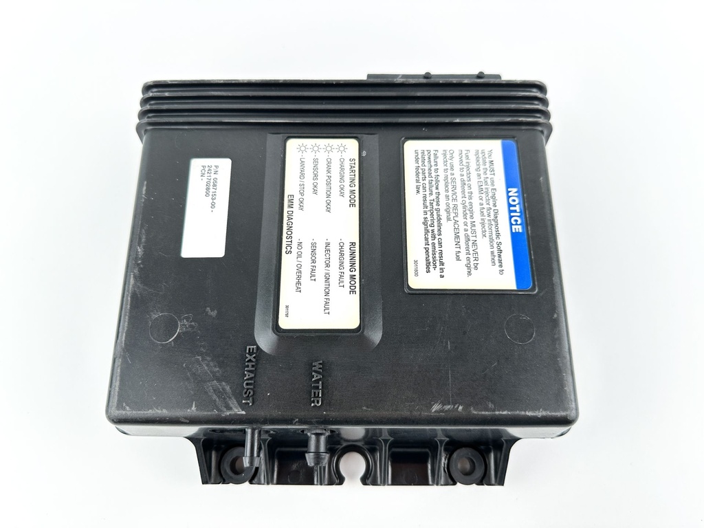 2017 Evinrude 115 HP 2 Stroke Outboard Engine Control Unit EMM 0587155 OEM