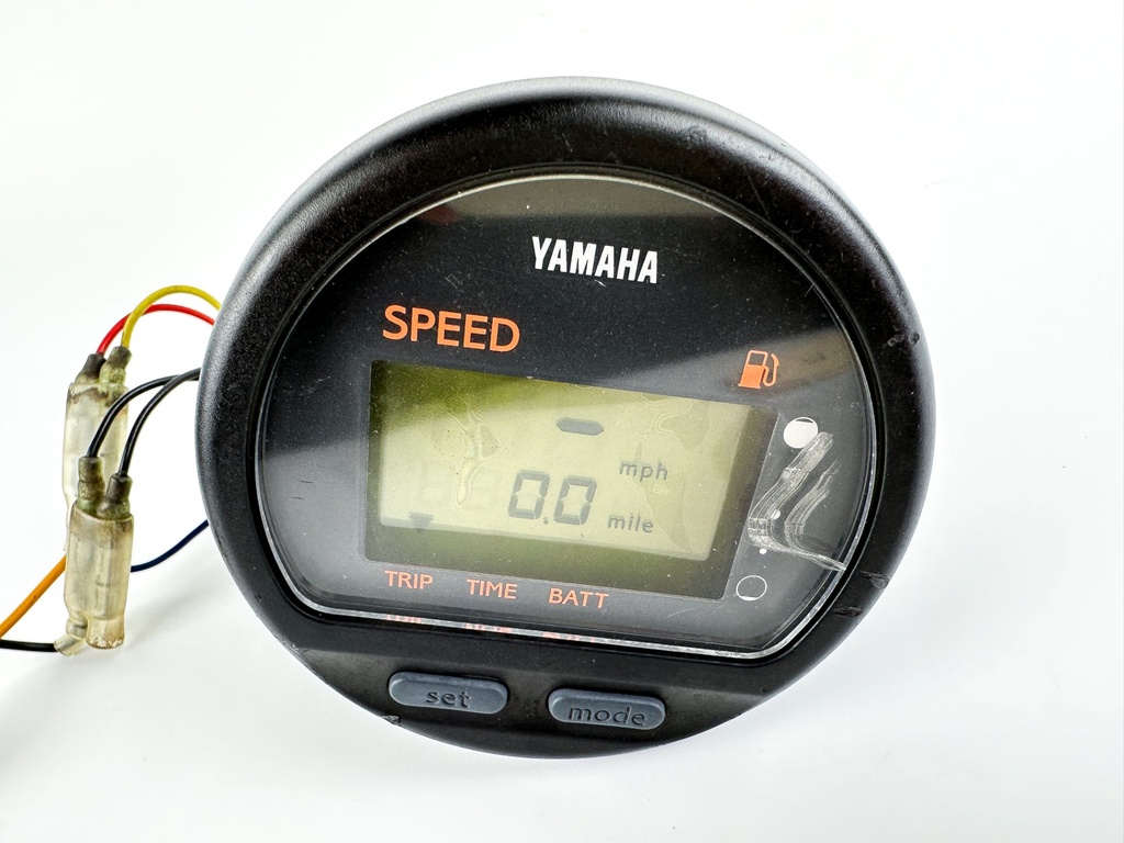 Yamaha Outboard Digital Multi-Function Speedometer Gauge - Scratched