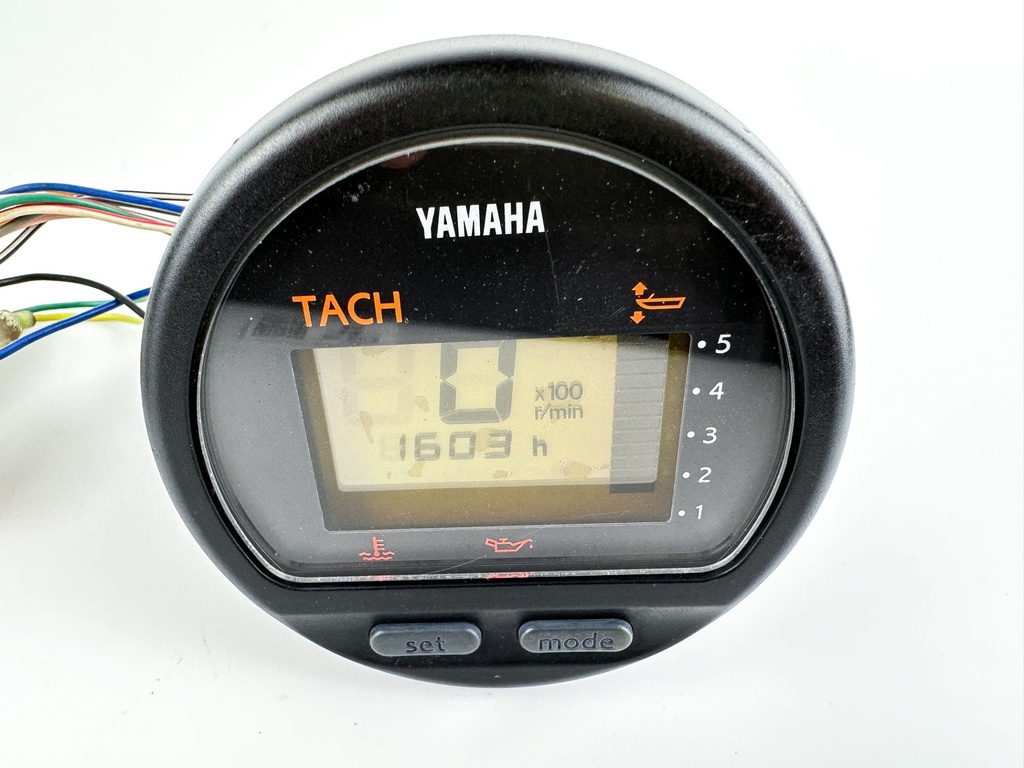Yamaha Outboard Tachometer Digital Gauge Multi-Function - Repaired & Tested