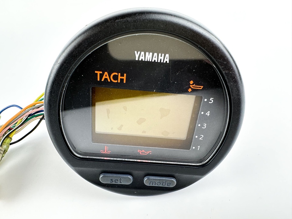 Yamaha Outboard Tachometer Digital Gauge Multi-Function - Repaired & Tested