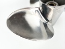 Suzuki Stainless Steel 3 Blade Propeller Prop 16" x 18P Left Hand Counter