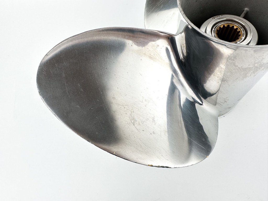 Suzuki Stainless Steel 3 Blade Propeller Prop 16" x 18P Left Hand Counter