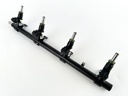 2016 Mercury 90 HP 4 Stroke Outboard Fuel Injector Set W/ Rail 8M6002428 OEM
