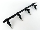 2016 Mercury 90 HP 4 Stroke Outboard Fuel Injector Set W/ Rail 8M6002428 OEM