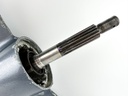 Yamaha 130HP 2 Stroke 25" XL Lower Unit Gear Case 6L6-45300-23-8D Left Hand Counter