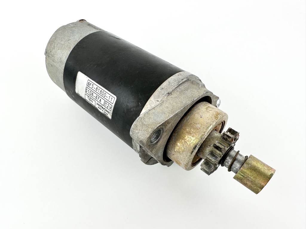 2002 Yamaha 50 HP 2 Stroke Outboard Starter Motor 6F5-81800-11-00 OEM