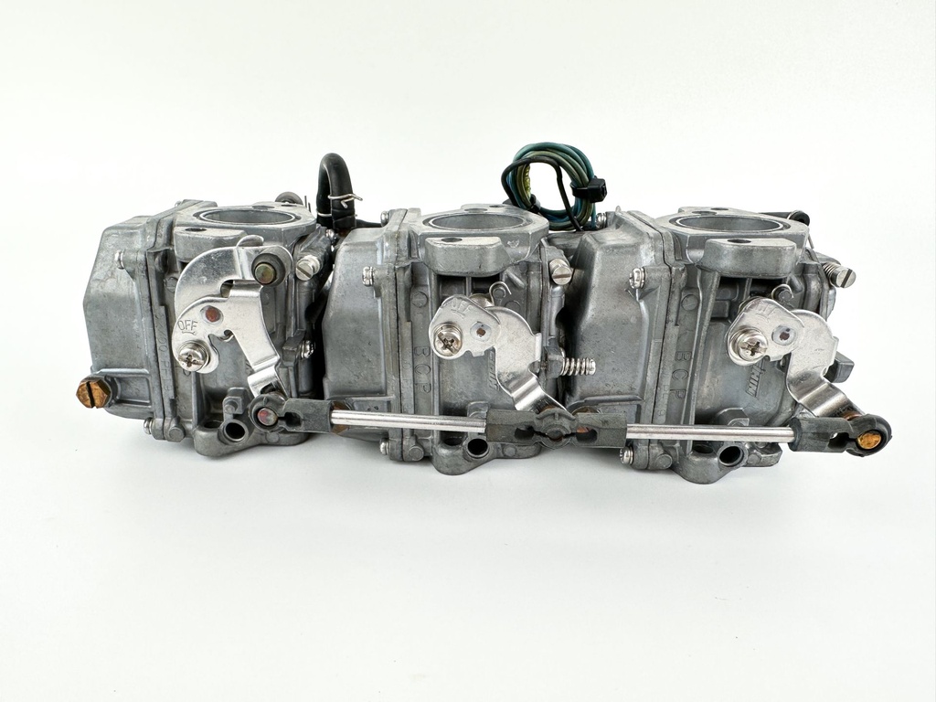 2002 Yamaha 50 HP 2 Stroke Outboard Carburetor Set 62X-14301-00-00 OEM
