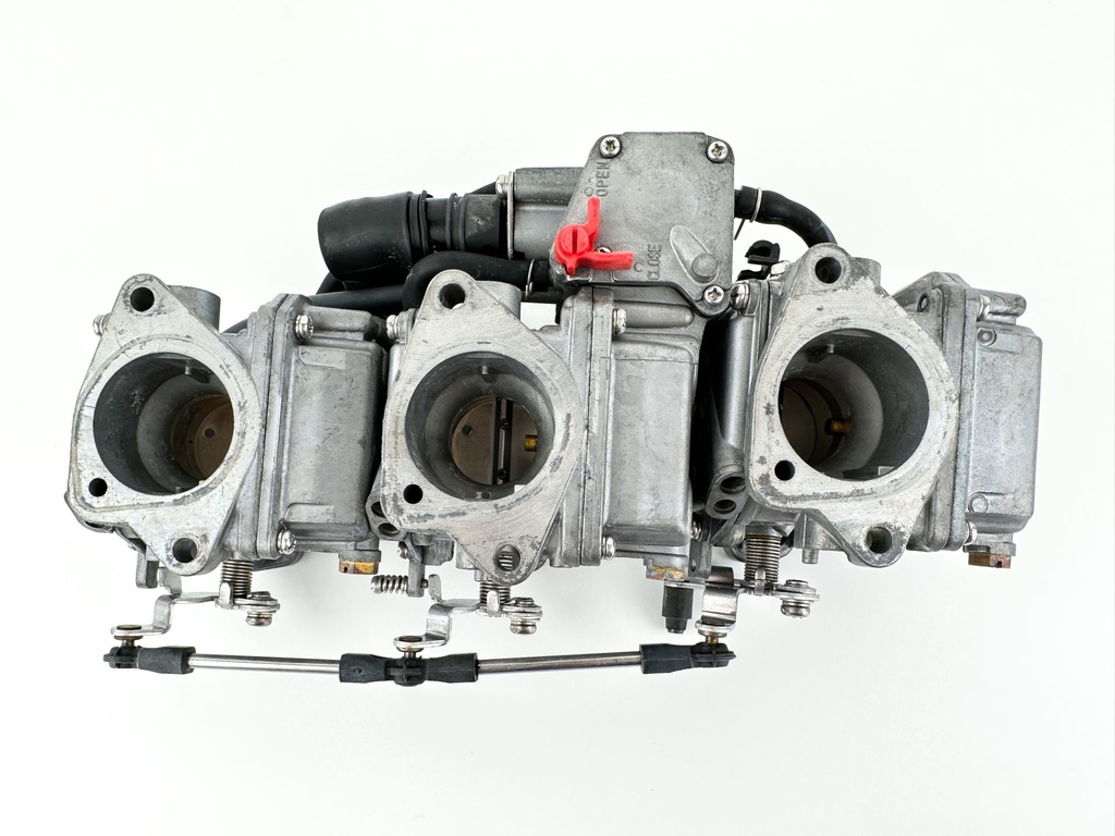 2002 Yamaha 50 HP 2 Stroke Outboard Carburetor Set 62X-14301-00-00 OEM