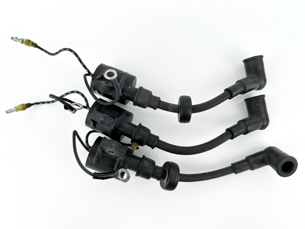 2002 Yamaha 50 HP 2 Stroke Outboard Ignition Coil Set 6H5-85570-00-00 OEM