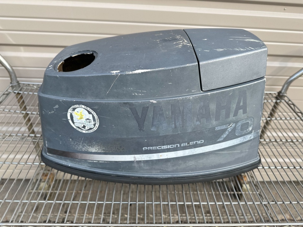 2000-2008 Yamaha 70HP 2 Stroke Outboard Top Cover Cowling Hood