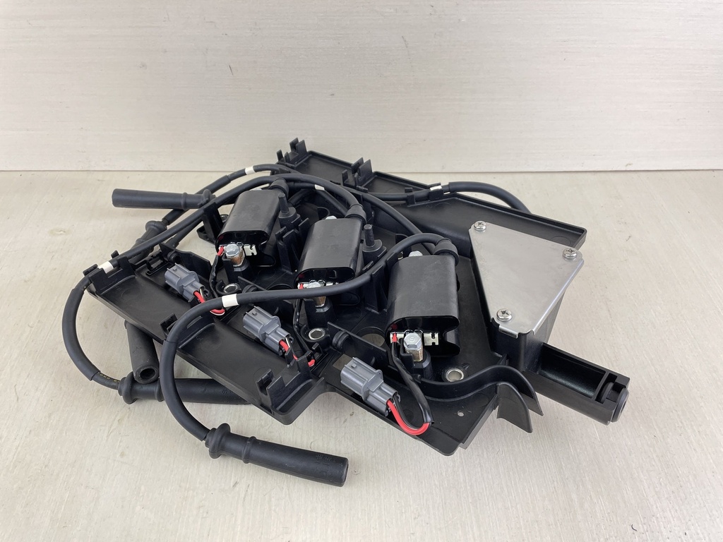 2002-2009 Yamaha 200 225HP 4 Stroke Outboard Ignition Coil Set W/ Bracket 69J-82310-00-00