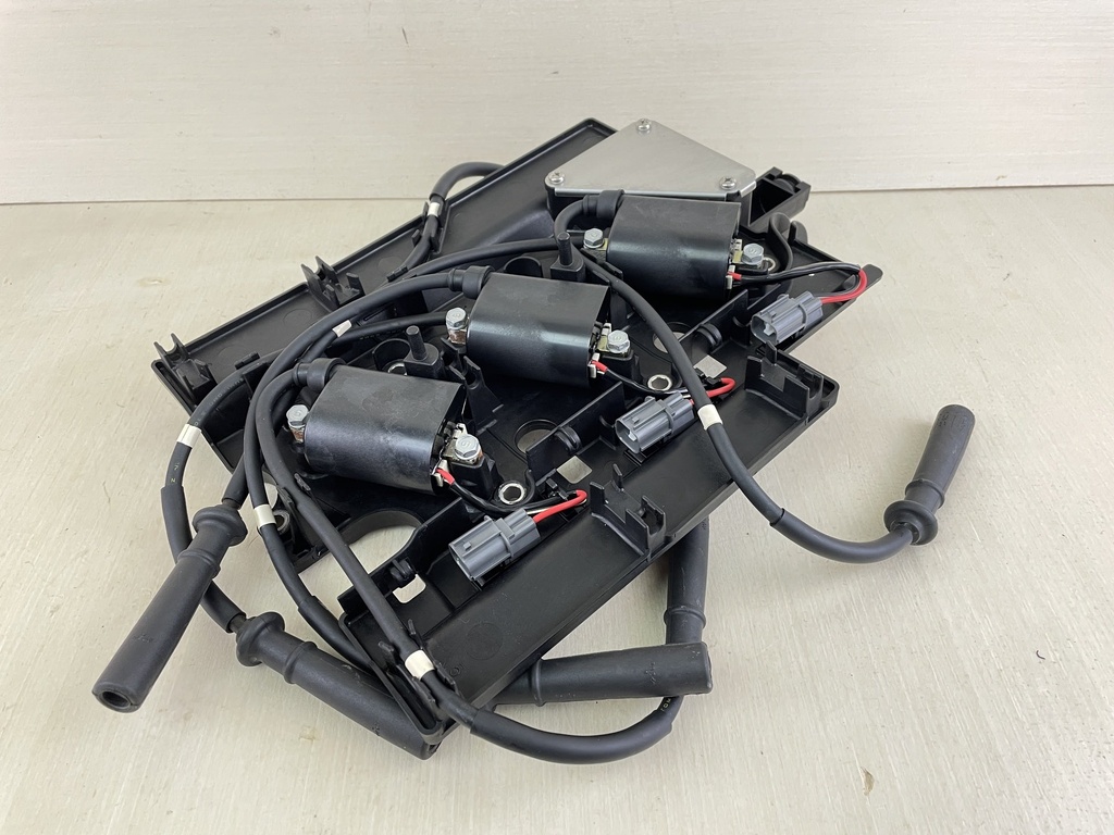 2002-2009 Yamaha 200 225HP 4 Stroke Outboard Ignition Coil Set W/ Bracket 69J-82310-00-00