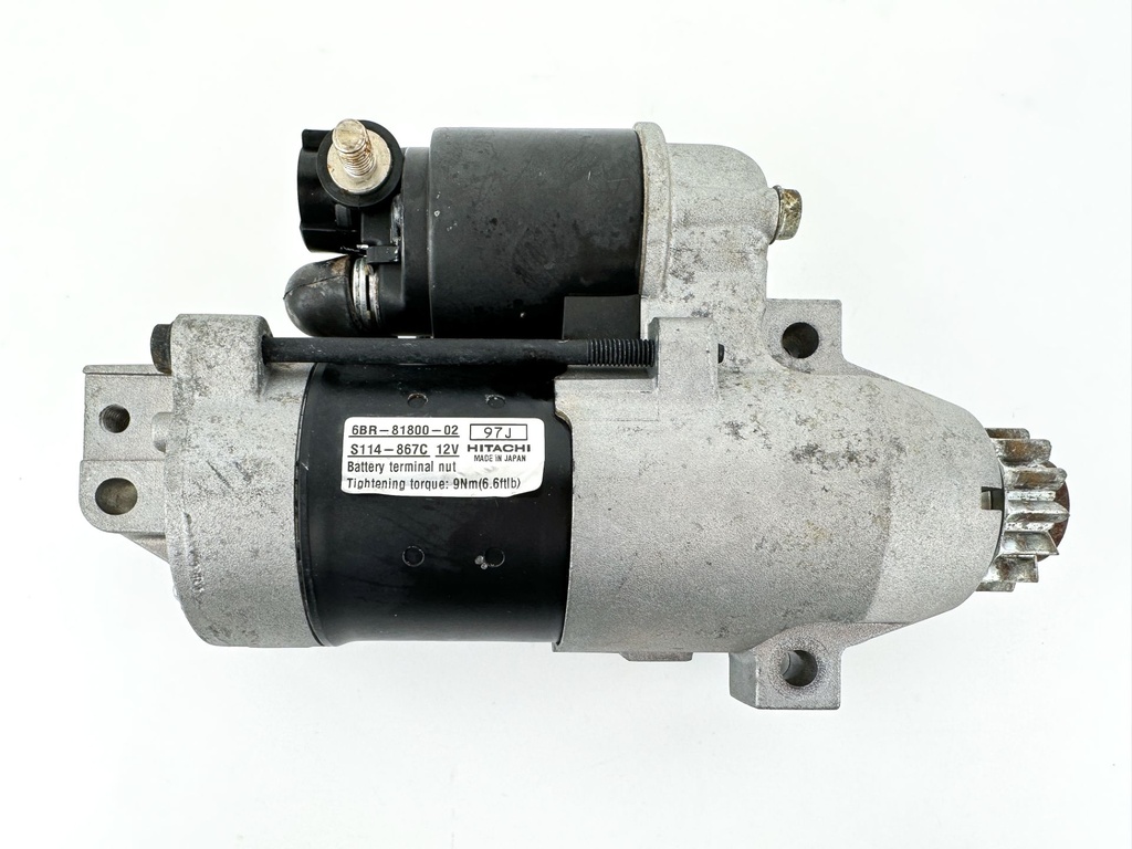 2020 Yamaha 150 HP 4 Stroke Outboard Starter Motor 6BR-81800-02-00 OEM