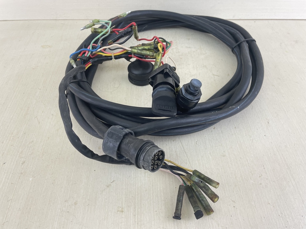 Yamaha Outboard Side Mount Binnacle 10 Pin Wire Harness W/ Key 15'