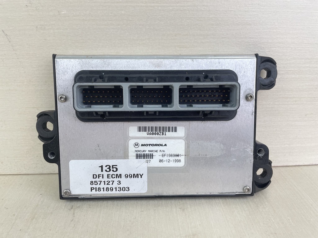1998 Mercury 135HP 2 Stroke Outboard ECU ECM PCM Computer 857127A3
