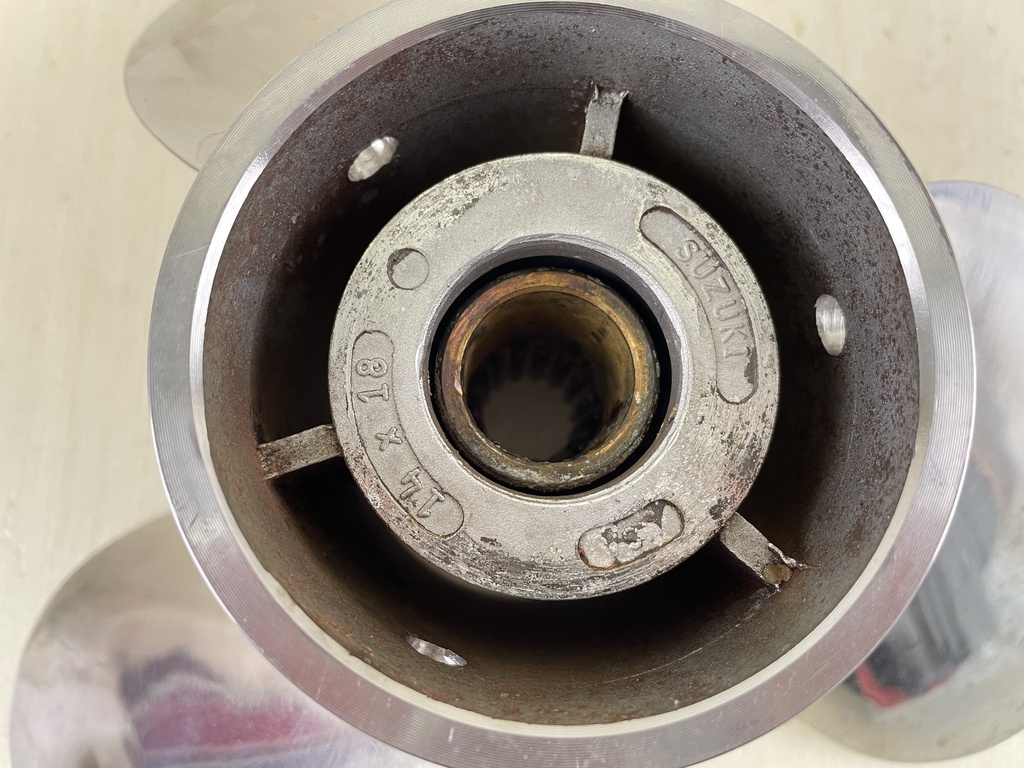 Suzuki 3 Blade Stainless Steel Propeller Prop 14" x 19 DF50 - DF140